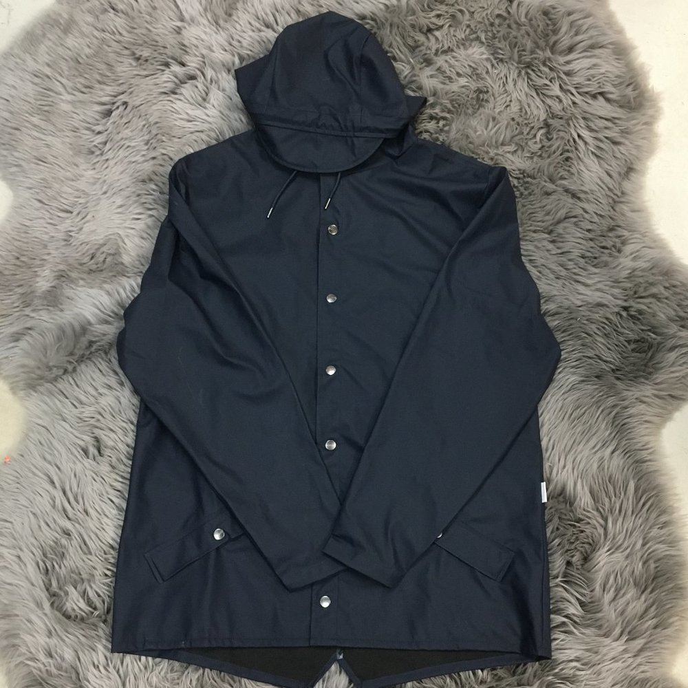 Rains | Unisex Rain Jacket | Navy | Size M/L